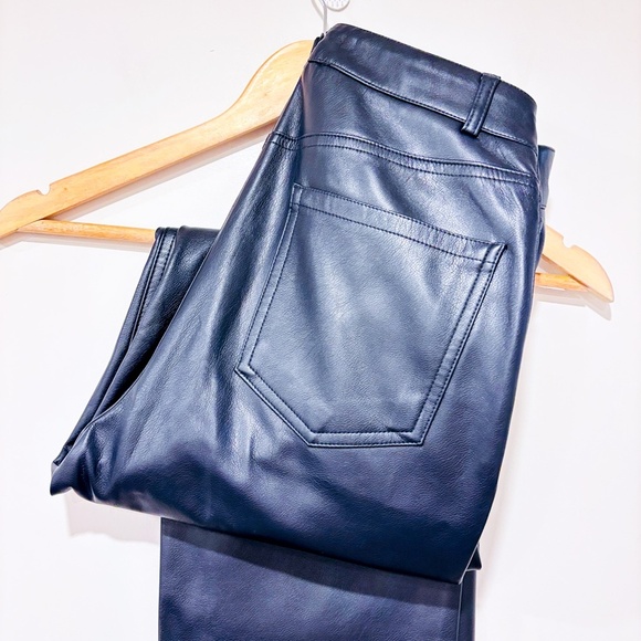 DYNAMITE Faux leather black high rise pants - Picture 10 of 10